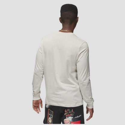 Air Jordan FLT Artist Series by Jacob Rochester White Long-Sleeve Crew Air Jordan