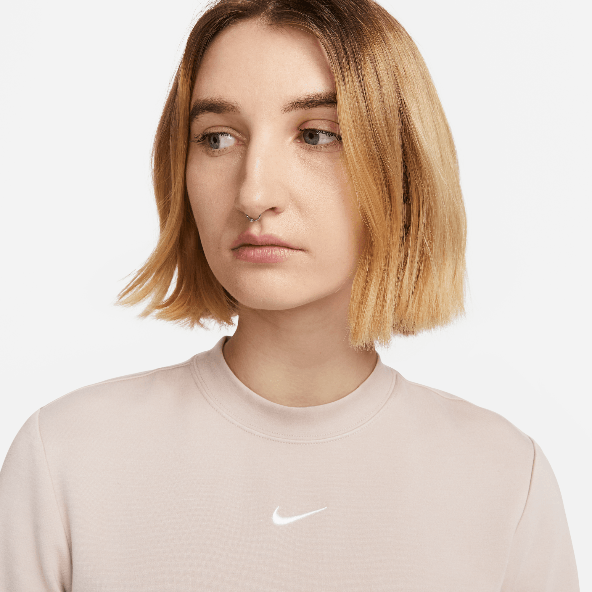 Nike Sportswear Essential Women's Midi Brown Dress