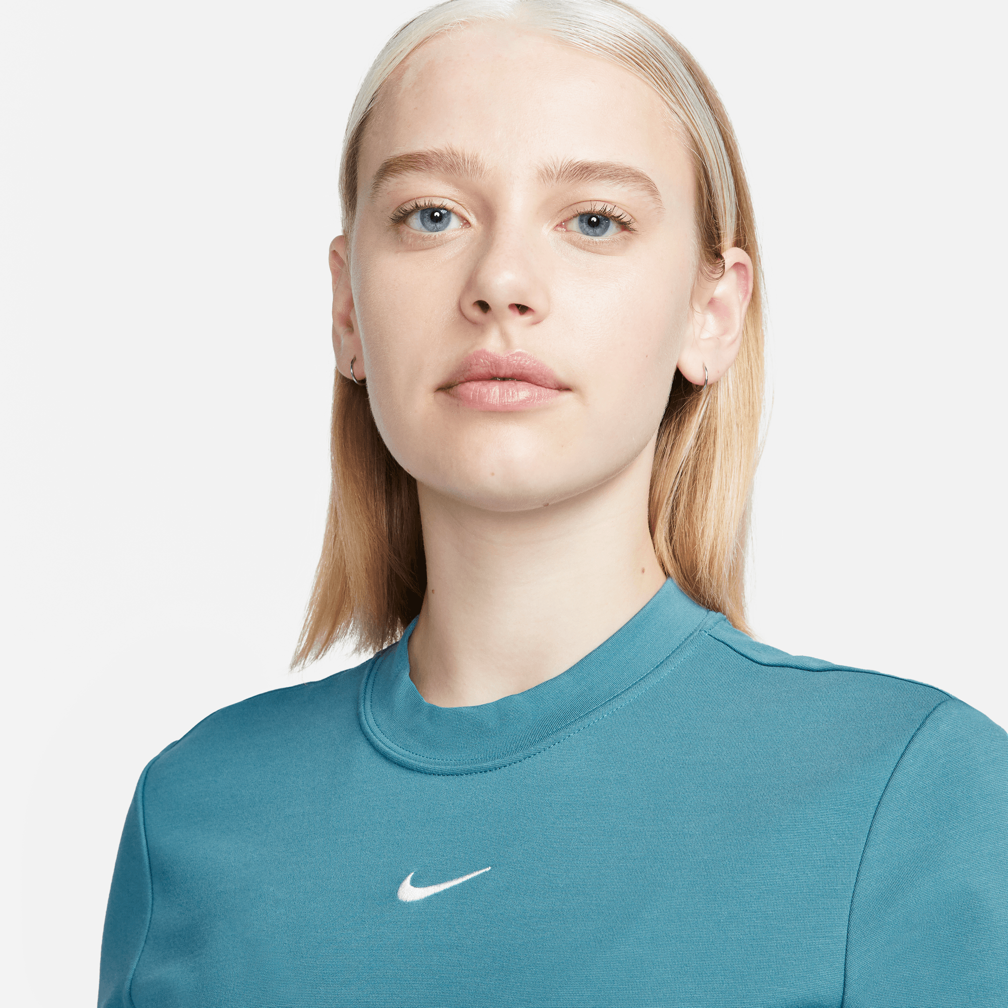 Nike Sportswear Essential Women's Aqua Blue Midi Dress