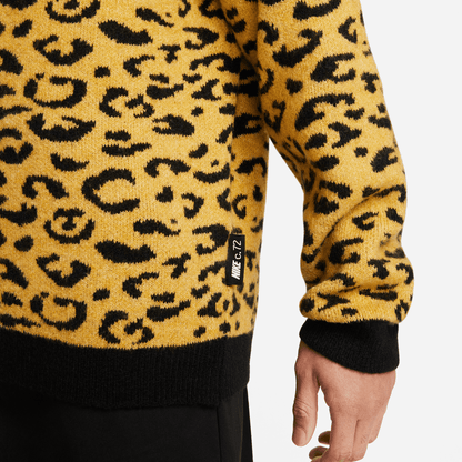 Nike Sportswear Circa Men's Yellow Leopard Cardigan