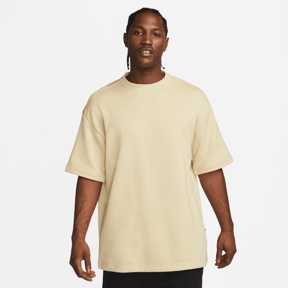 Nike Sportswear Circa Men s Gold French Terry Short Sleeve Top