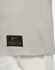 Nike Life Long-Sleeve Heavyweight Grey Waffle Top