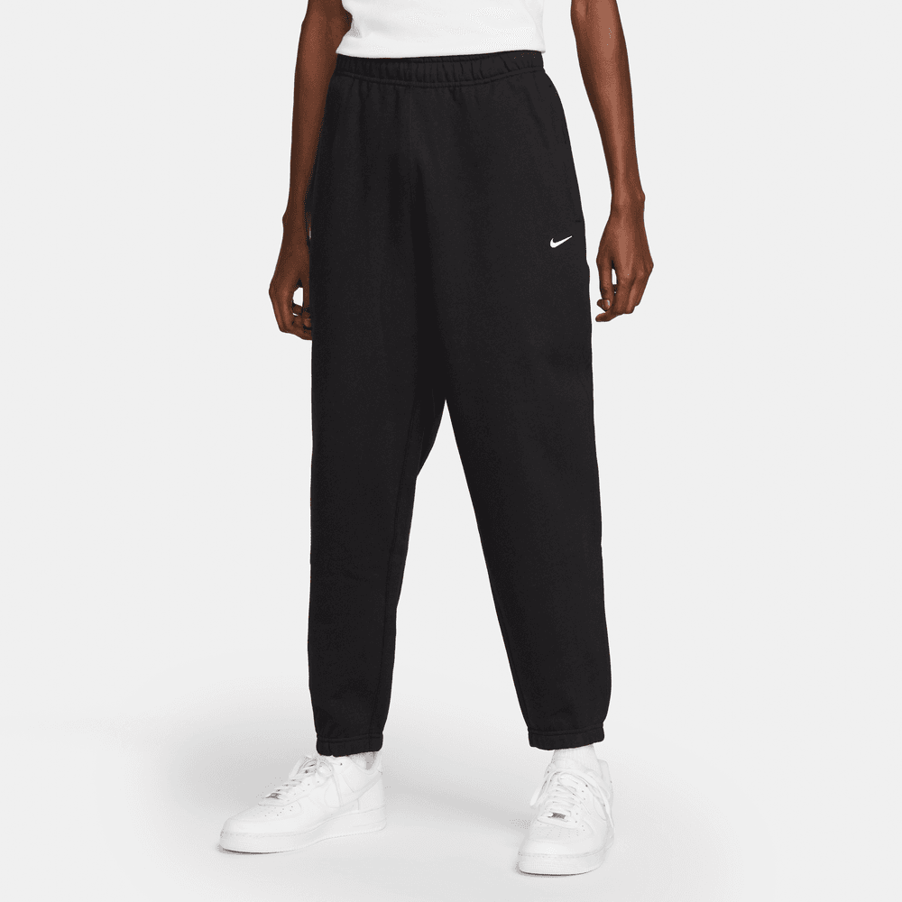 Nike Solo Swoosh Men's Fleece Black Pants