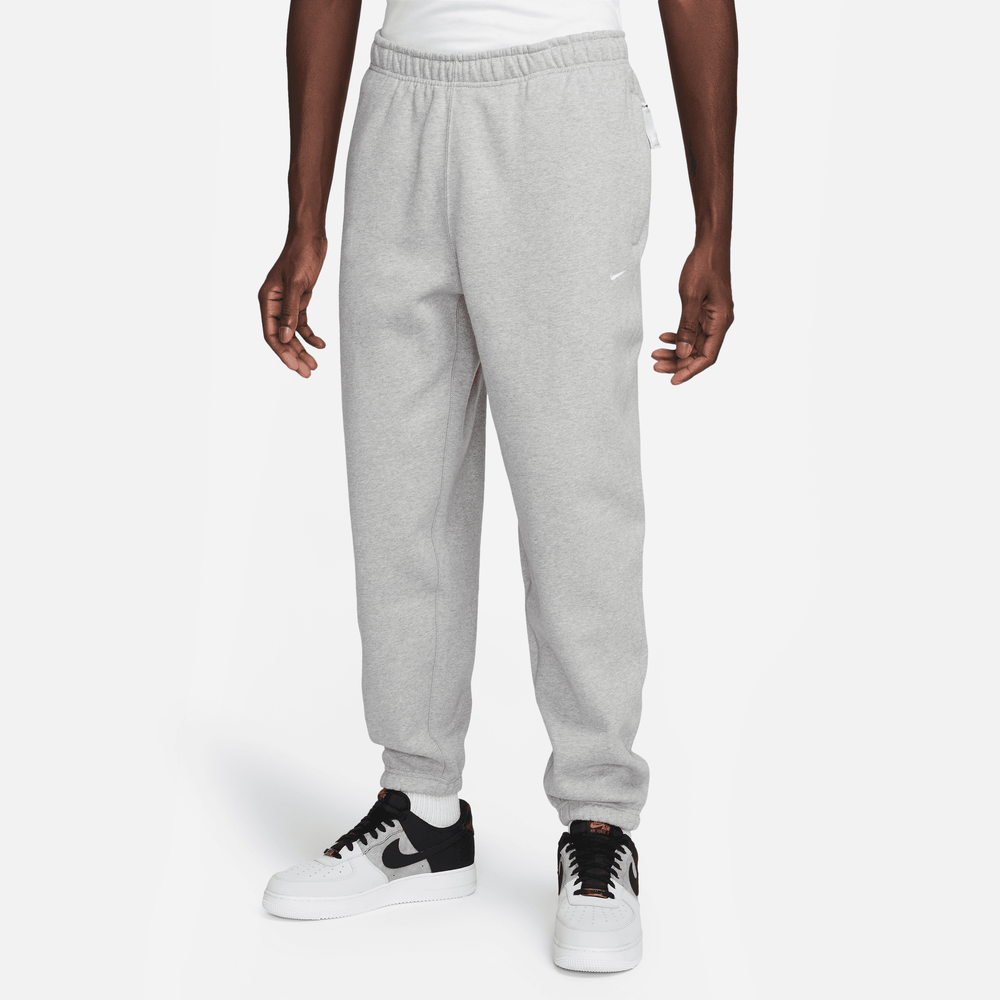 Nike Solo Swoosh Men's Fleece Grey Pants