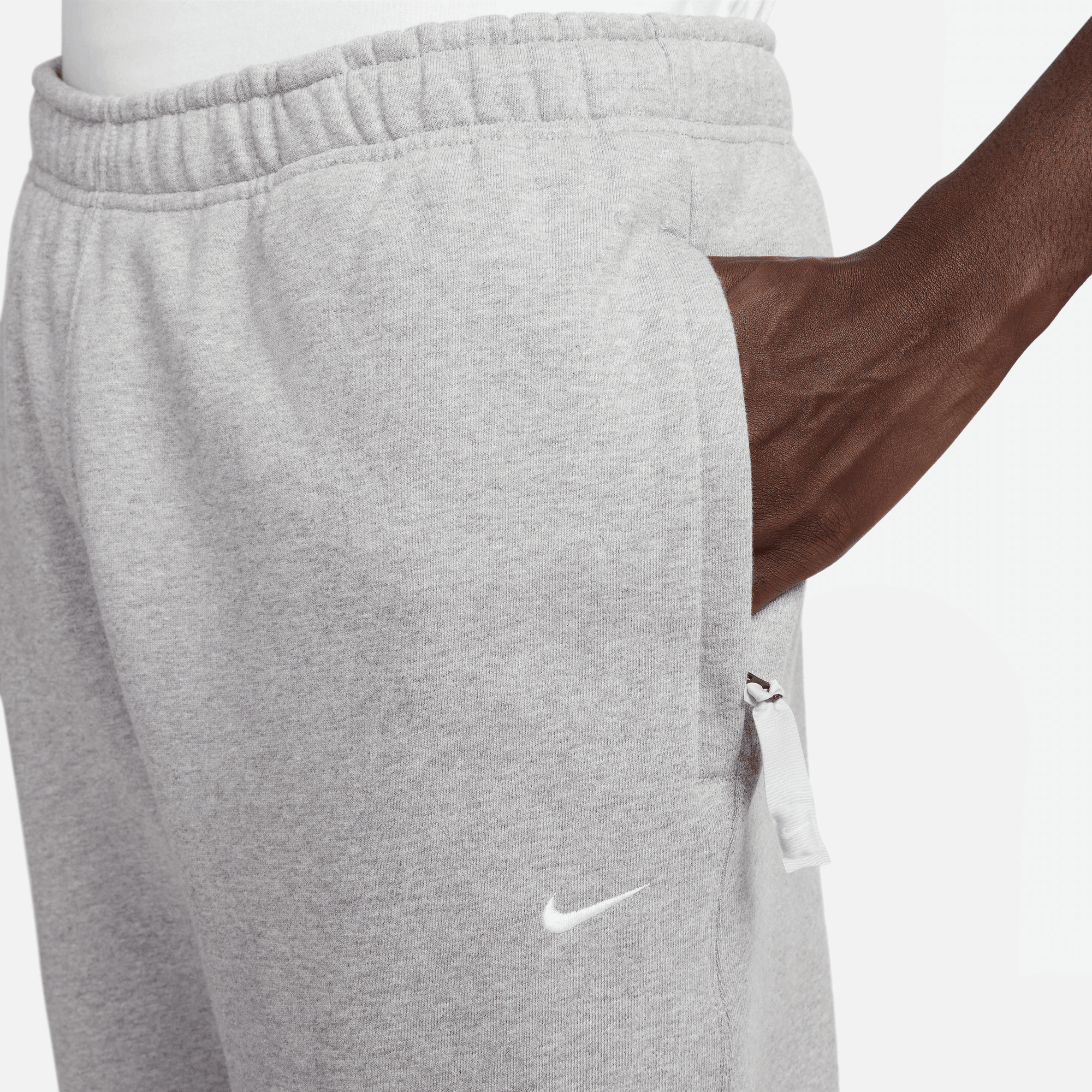Nike Solo Swoosh Men's Fleece Grey Pants – Puffer Reds