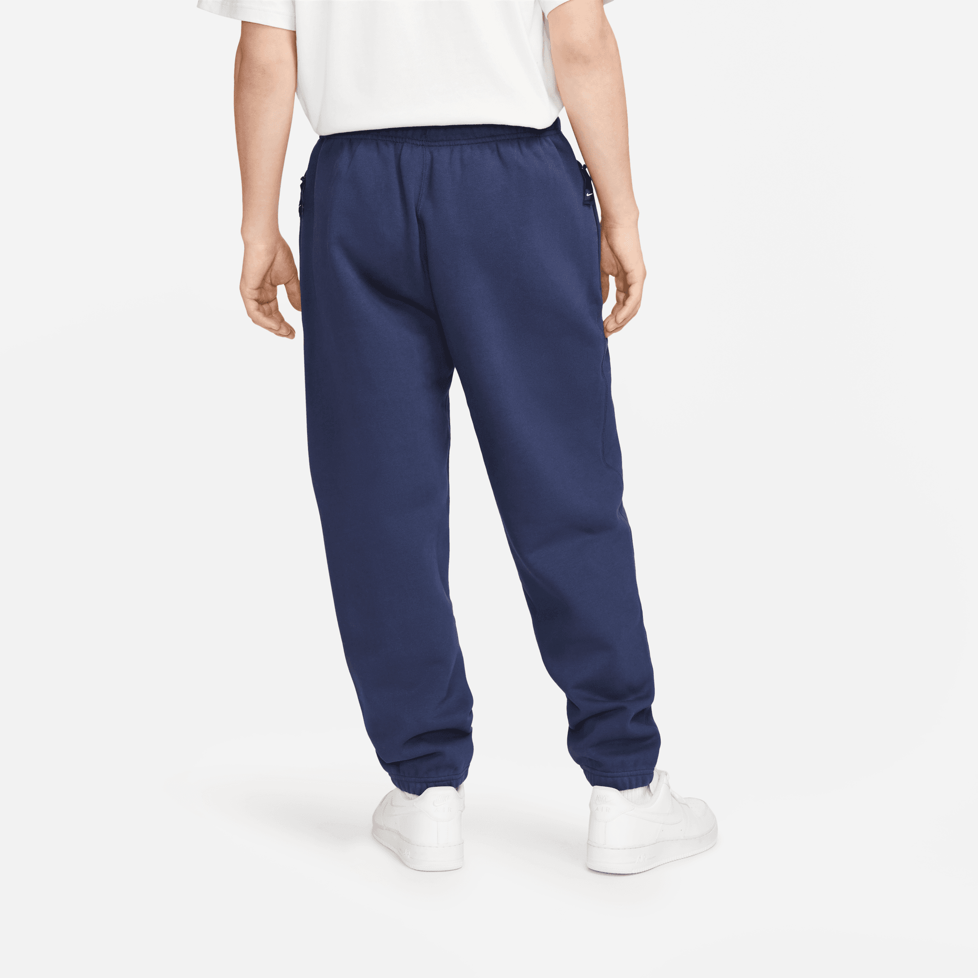 Nike Solo Swoosh Men's Fleece Navy Blue Pants – Puffer Reds