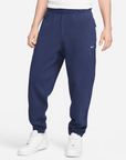 Nike Solo Swoosh Men's Fleece Navy Blue Pants