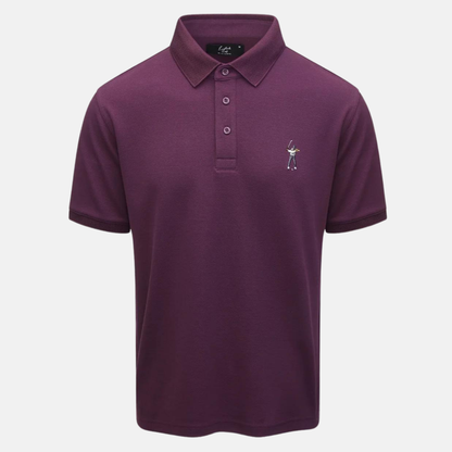 Eastside Golf Core Blackberry Wine Polo