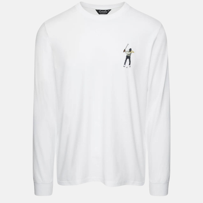 Eastside Golf Core Long Sleeve Bright White T-Shirt