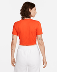 Nike Sportswear Women's Crop Slim Fit Red T-Shirt