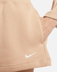 Nike Women's NSW Phoenix Fleece Tan Shorts