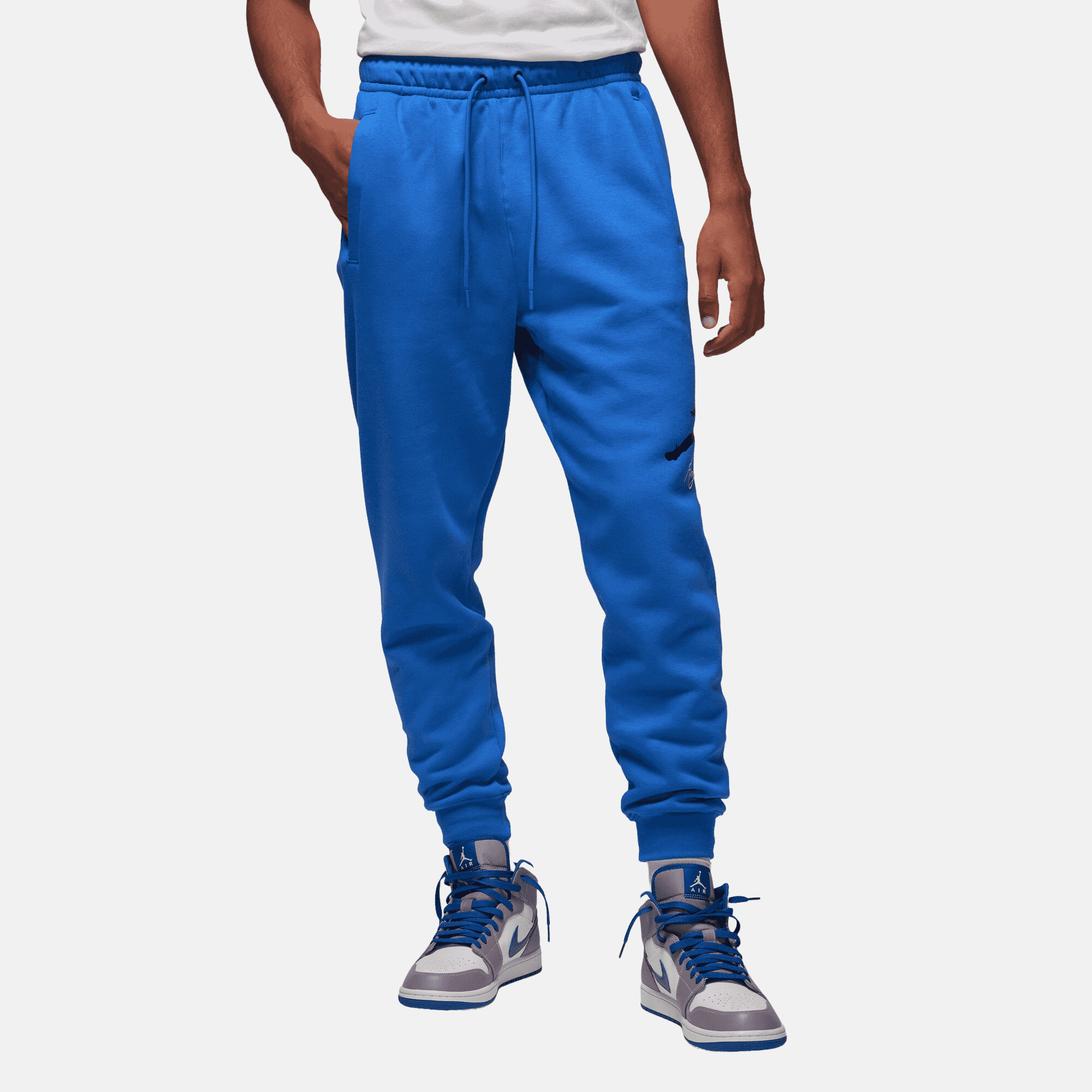 Air Jordan Essentials Blue Fleece Baseline Pants