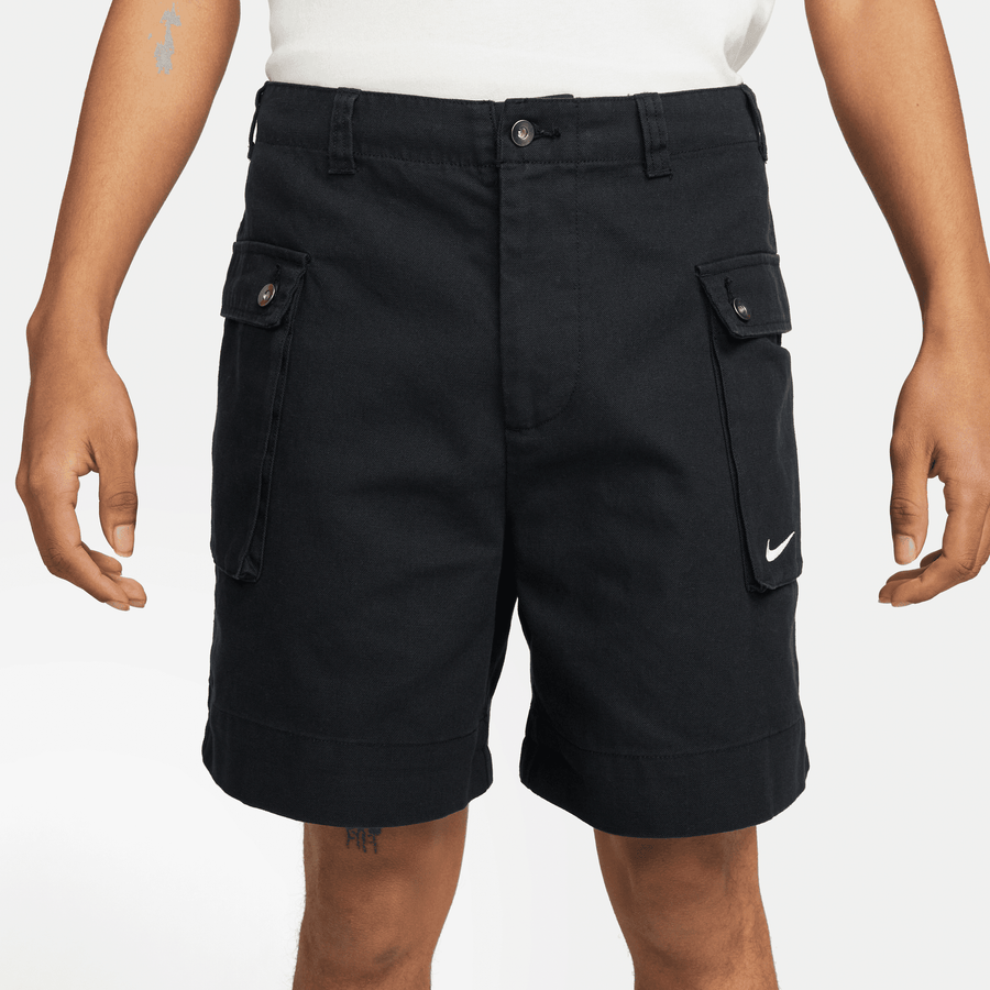 Nike Life Men's Woven P44 Black Cargo Shorts
