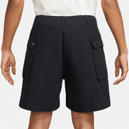 Nike Life Men's Woven P44 Black Cargo Shorts