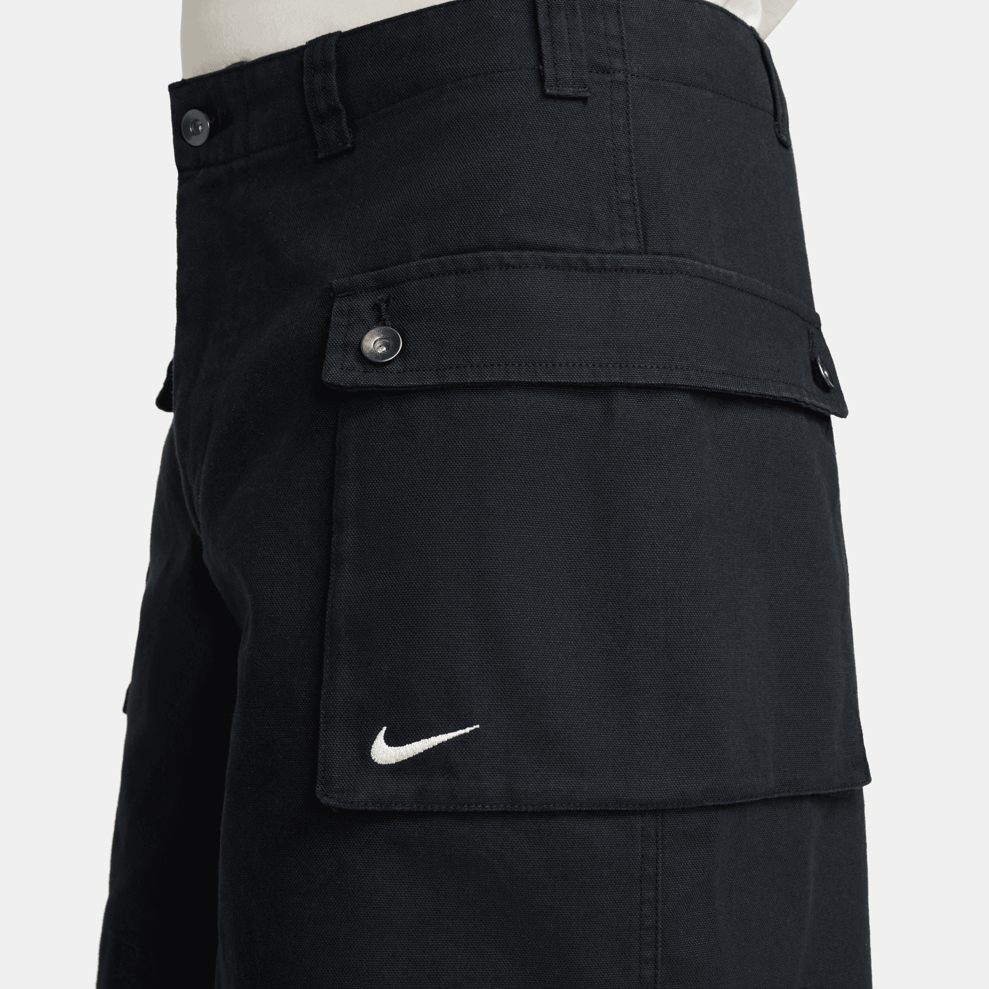 Nike Life Men's Woven P44 Black Cargo Shorts – Puffer Reds