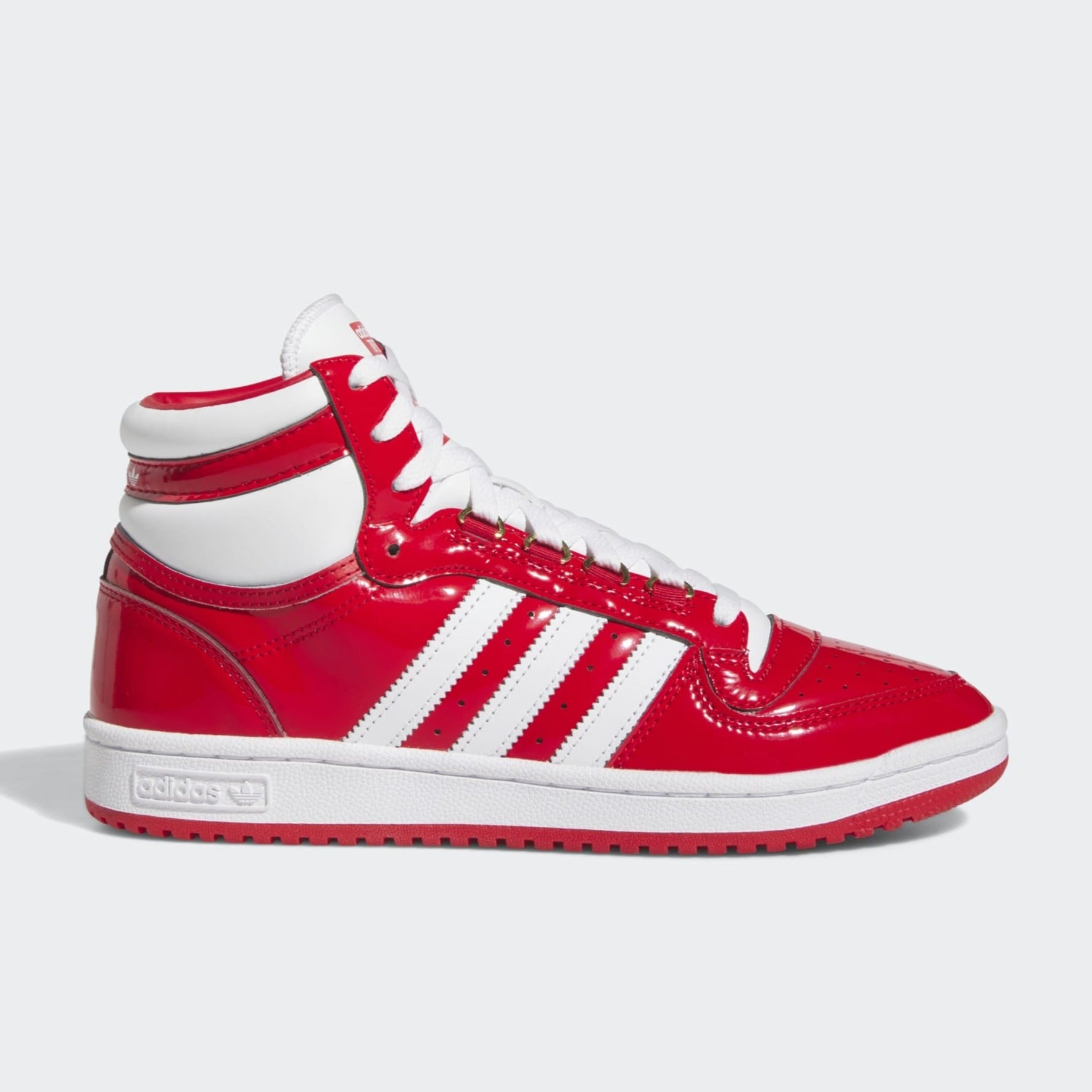 Adidas Top Ten Patent Leather Red White