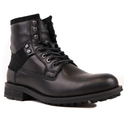 G-Star Raw Patton VI Mid Leather Boot Black G-Star Raw