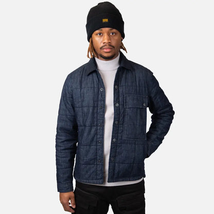 G-Star Raw Postino Quilted Overshirt Navy G-Star Raw