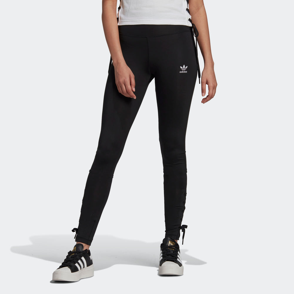 Adidas Women's Laced Ankle Legging Black Adidas
