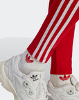 Adidas Women's 3-Stripes Red Leggings