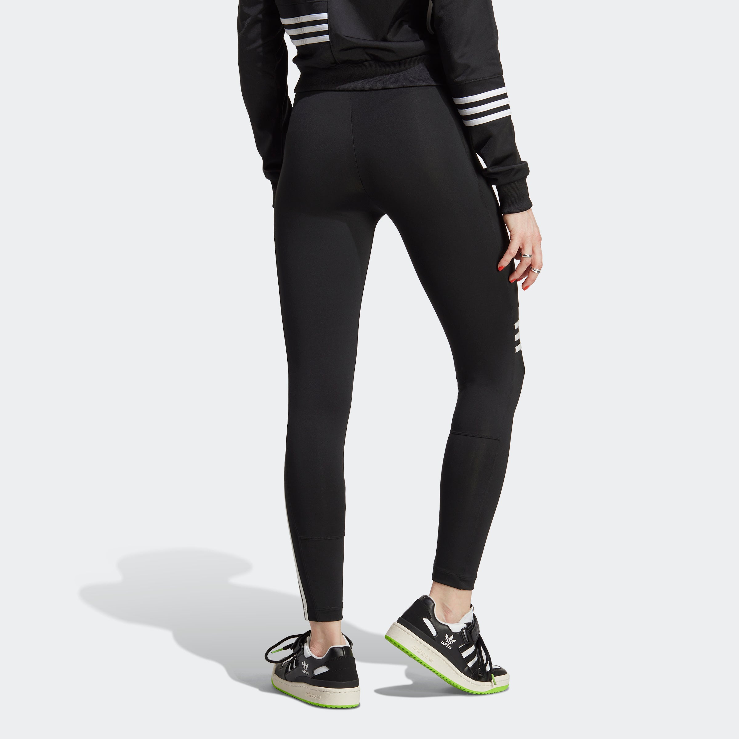 Adidas Women's Black Leggings – Puffer Reds