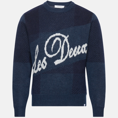 Les Deux Midnight Blue Buffalo Recycled Knit Sweater