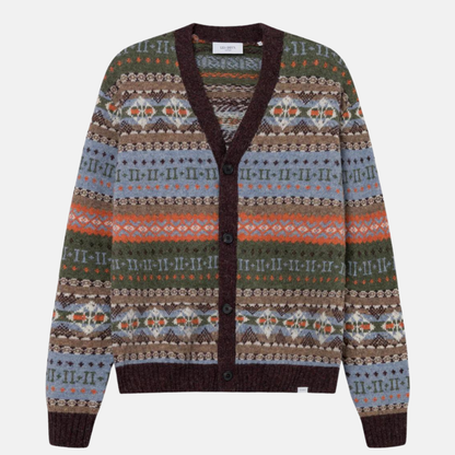 Les Deux Hordur Fair Isle Cardigan