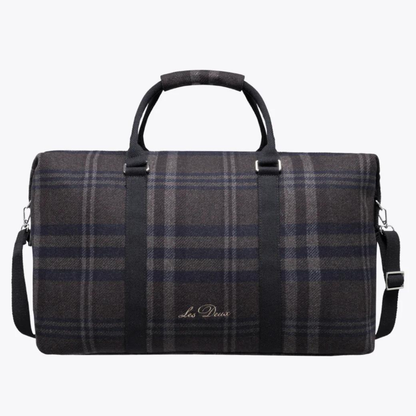 Les Deux Check Wool Weekend Bag