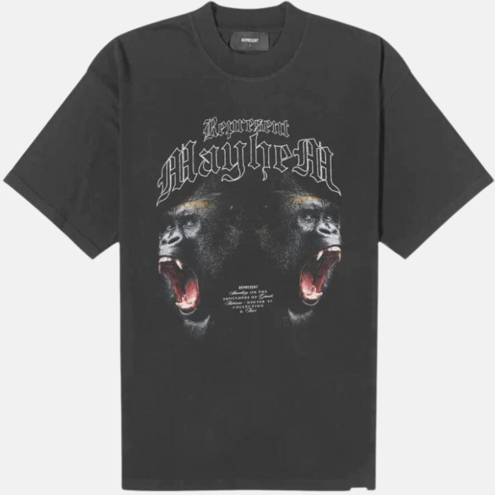 Represent 'Mayhem' Vintage Black T-Shirt