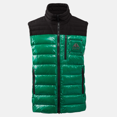 Moose Knuckles Dugald Vest Malachite Green – Puffer Reds