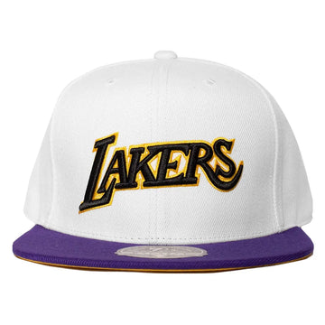 Mitchell & Ness NBA Reload 2.0 Fitted Cap Lakers White Mitchell & Ness