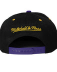 Mitchell & Ness NBA Reload Snapback Lakers Black Mitchell & Ness