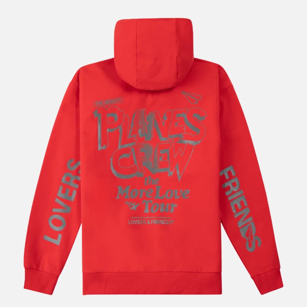 Paper Planes More Love Tour Coral Red Hoodie