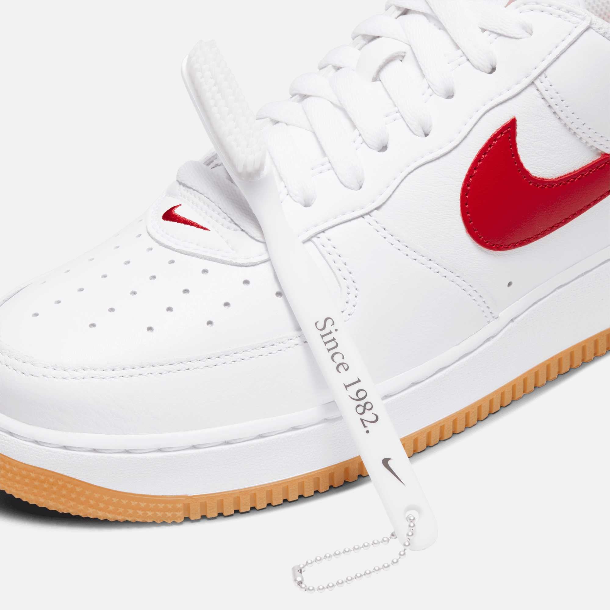 Nike Air Force 1 Low Retro 'Color Of The Month' - Puffer Reds