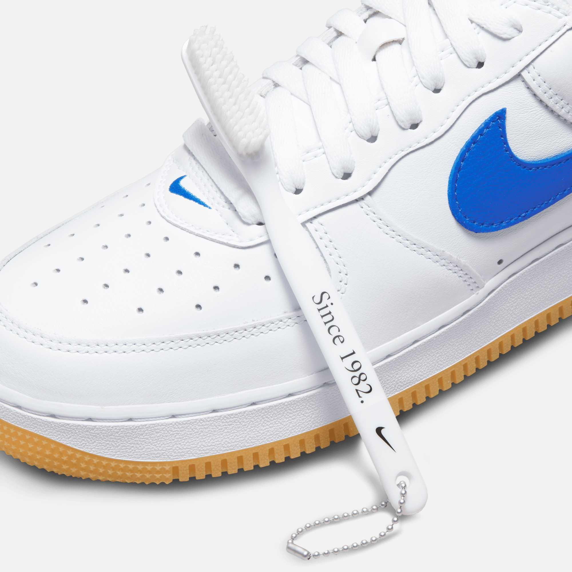 Nike Air Force 1 Low Retro 'Color of the Month' Royal Gum - Puffer Reds