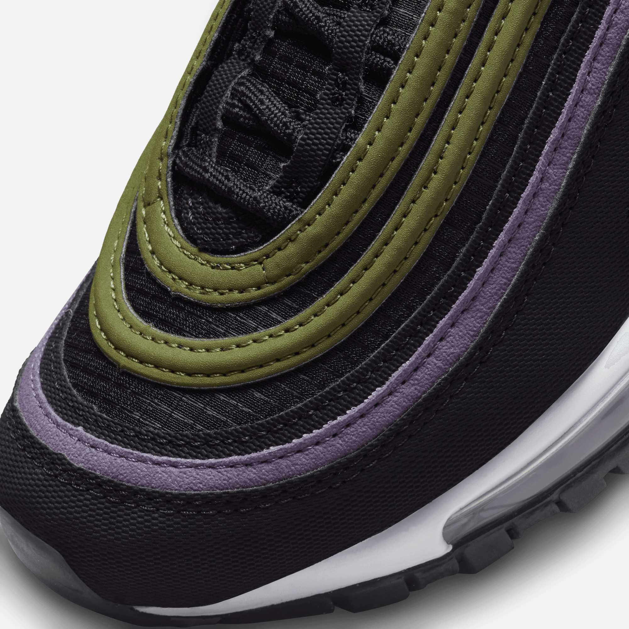 Nike Air Max 97 (GS) Black Purple Green Nike