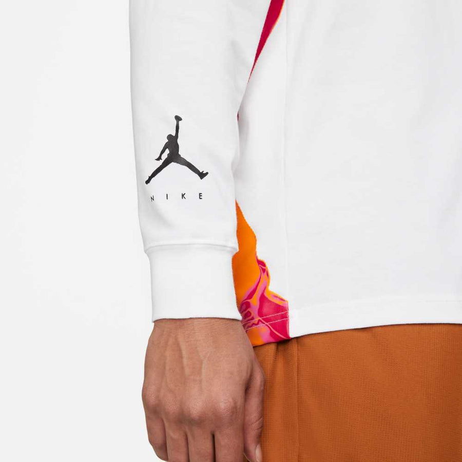Nike Jump Man Long Sleeve Tee White Nike