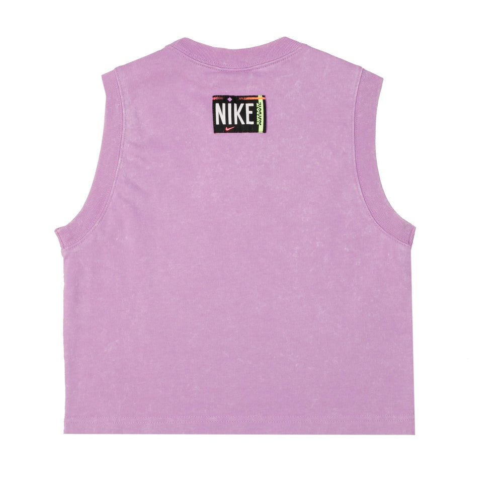 Nike Just Do It Cropped Purple Tank Air Jordan