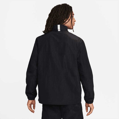 Nike Men's Woven Pullover Lined Jacket Black Nike