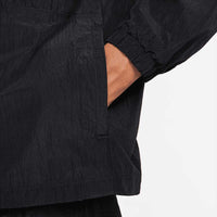 Nike Men's Woven Pullover Lined Jacket Black Nike