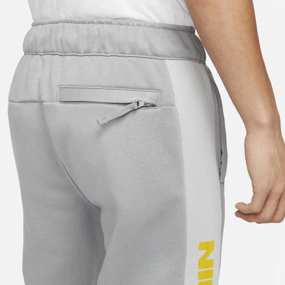 Nike Mesh Patch Jogger Grey Yellow Nike