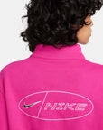 Nike NSW Women's Icon Fleece Fuchsia Romper Nike