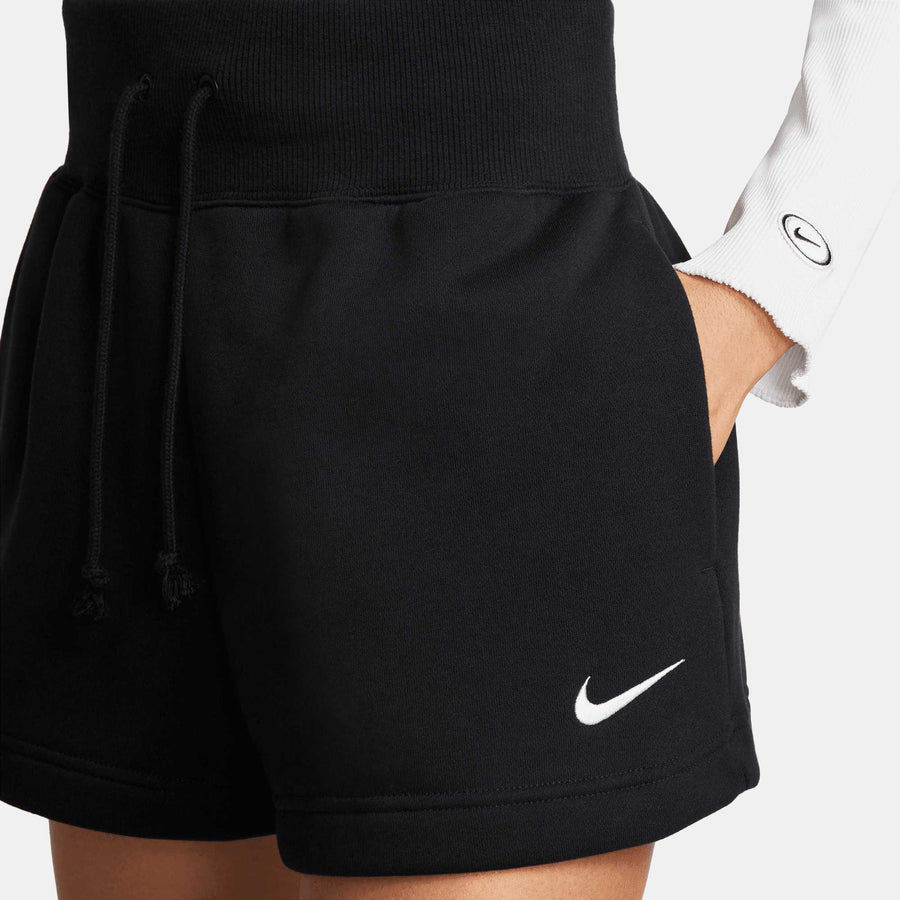 Nike NSW Women's Pheonix Fleece Black Short Nike