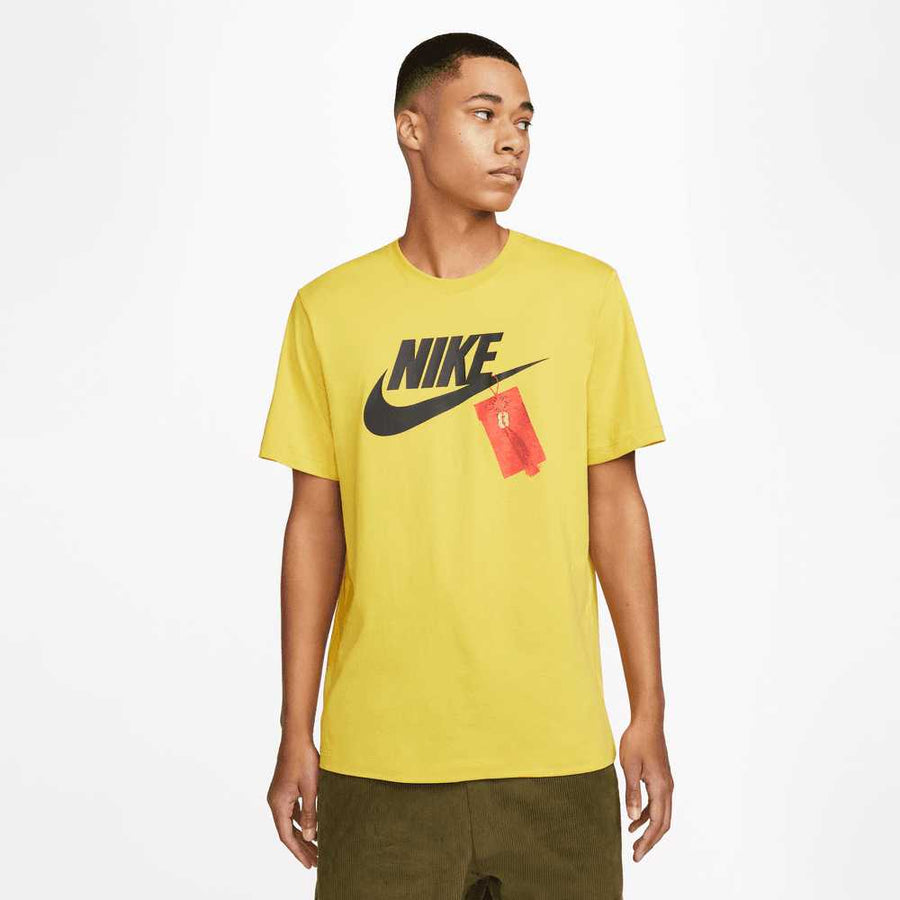 Nike Red Tag T-Shirt Gold Nike