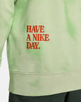 Nike Sportswear Men's French Terry Tie-Dye Crew Green Nike