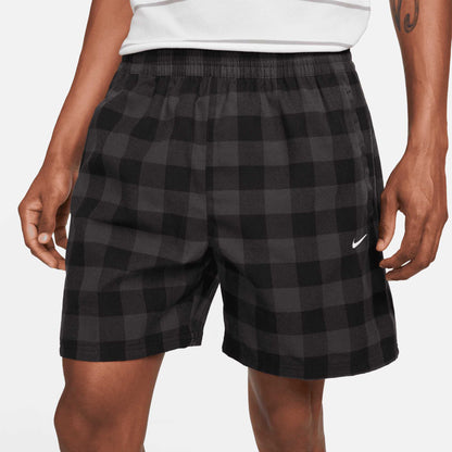 Nike Sportswear Plaid Twill Short Black Nike