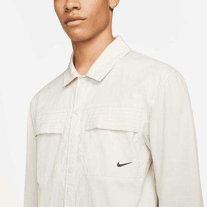 Nike Sportswear Style Essentials Snap Jacket Cream Nike