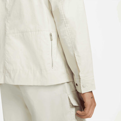 Nike Sportswear Style Essentials Snap Jacket Cream Nike