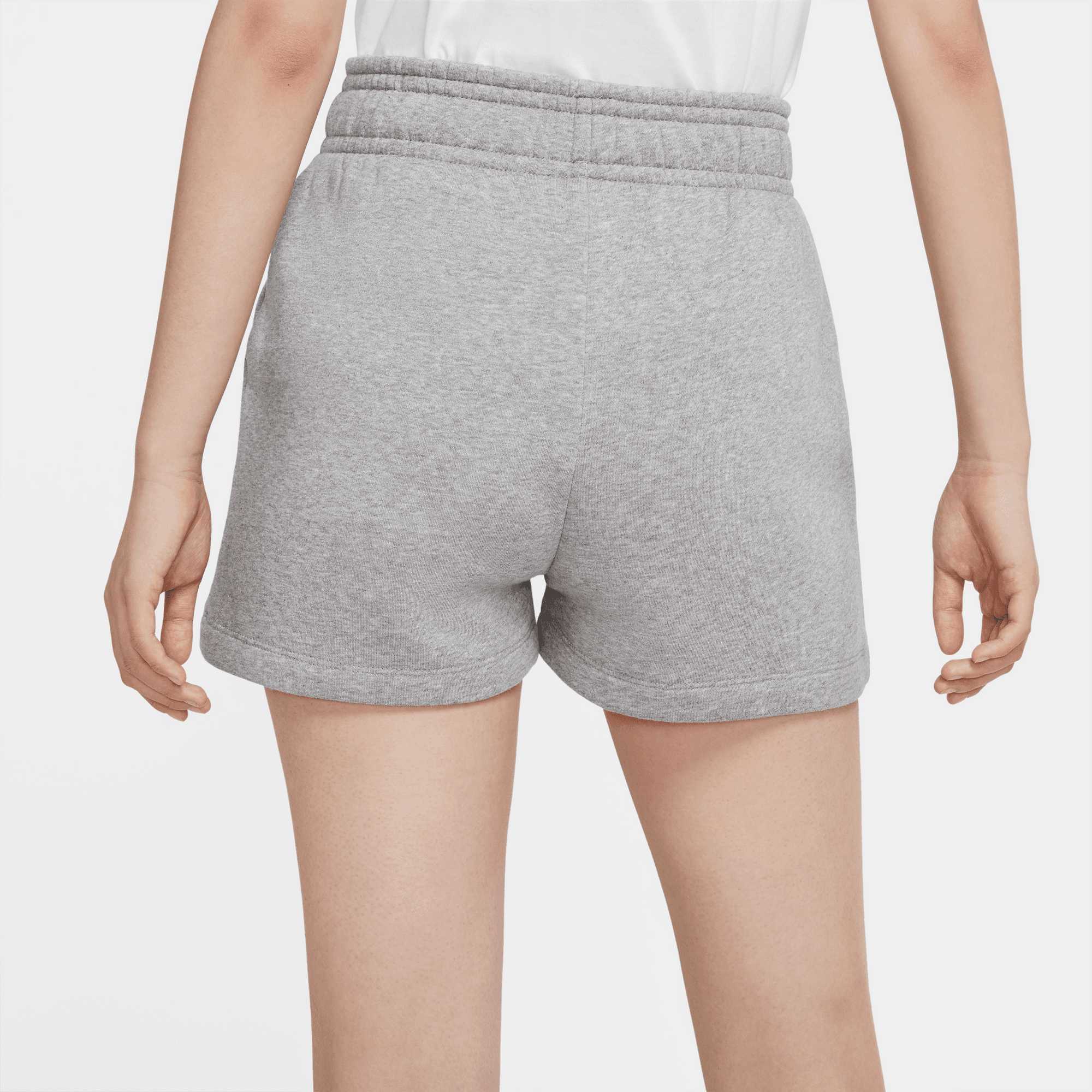 Nike Sportswear Fleece Women's Grey Shorts - Puffer Reds