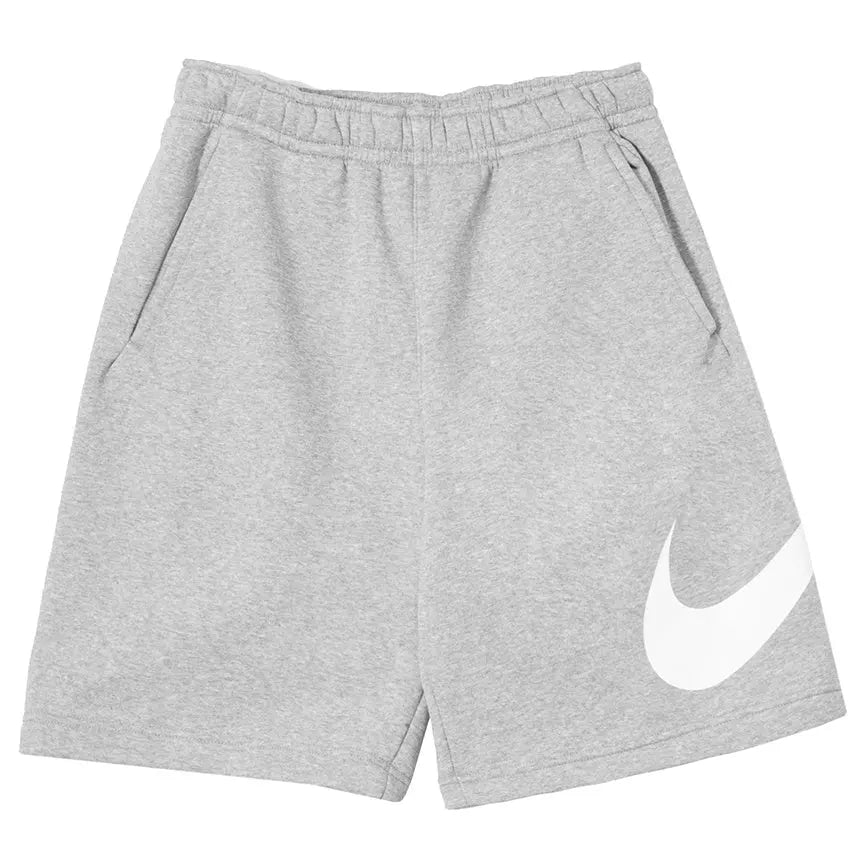 Nike Swoosh Grey Fleece Shorts Nike